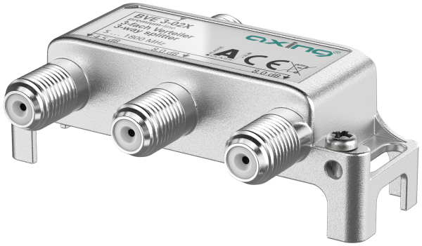 Axing BVE00302X kabelsplitter eller -samler Kabelfordeler Aluminium
