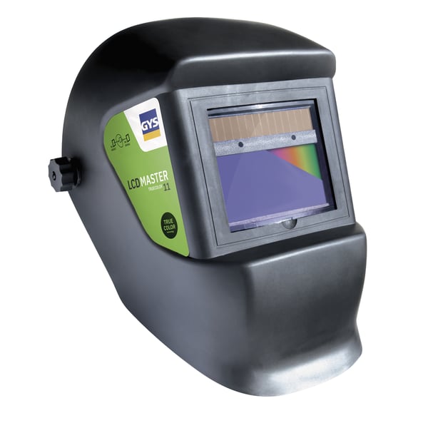 GYS 043442 hitsausmaski & -kypärä Welding helmet with auto-darkening filter Musta