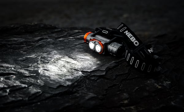 Miniatyrbillede 5 af 10: NEBO NEB-HLP-0035-H lommelygte Grå, Orange Hovedbånd lommelygte LED