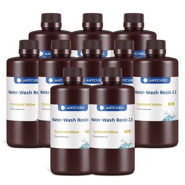 Anycubic Water-Wash Resin 2.0 Resin, Fotopolymer Flerfarvet 1 kg