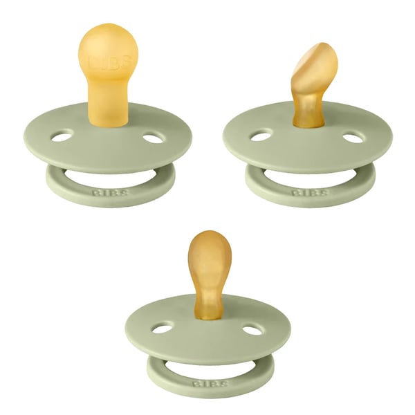 Bibs Try-It Klassisk babysut Rund Latex Salvie