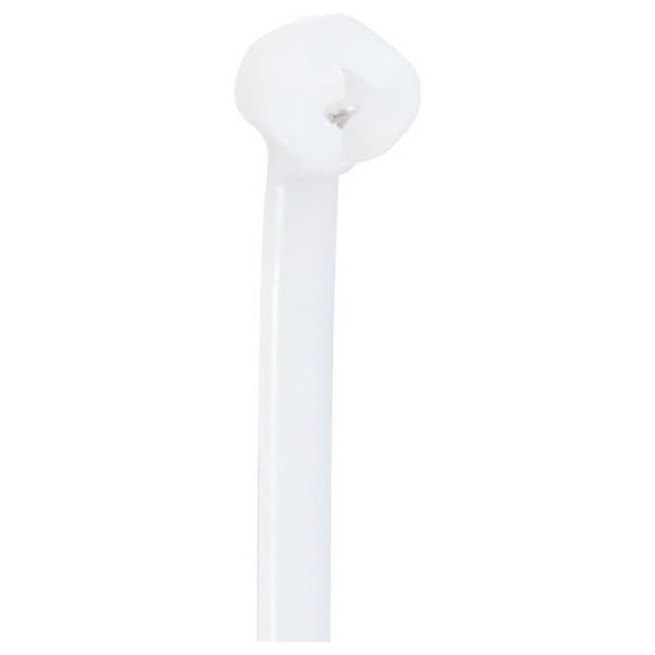 Miniatyrbillede 1 af 2: TRU COMPONENTS TC-12814144 kabelsamler Stige kabelbinder Polyamid Hvid 100 stk