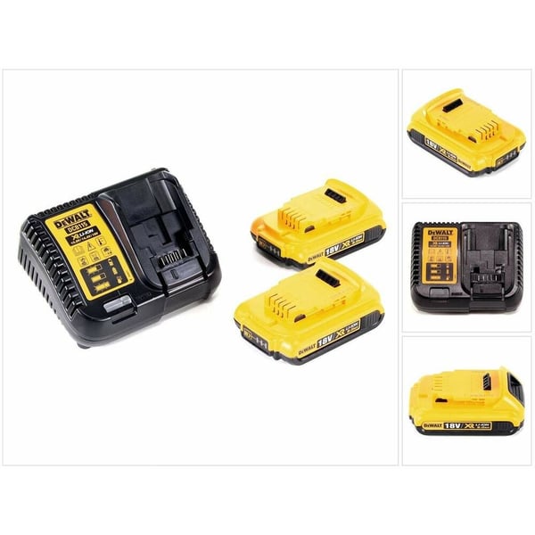 DeWALT DCB115D2-QW sähkötyökalun akku ja laturi Akku- ja laturisetti