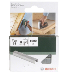 Miniatyrbillede 1 af 2: Bosch 2609255821 tilbehør til dekorationsværktøj 1000 stk Hæfteklamme