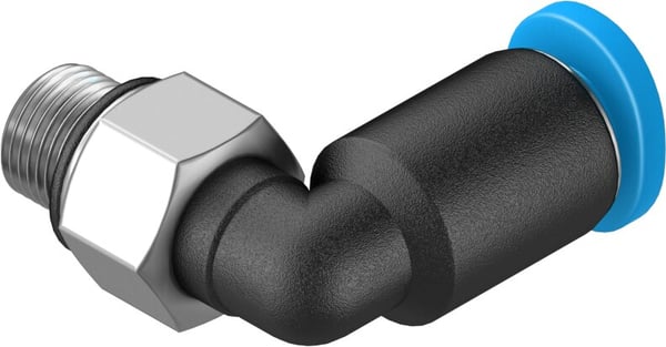 Miniatyrbillede 5 af 5: Festo 153333 luftfittings og stik Sort 1 stk