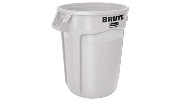 Miniatyrbild 1 av 7: Rubbermaid FG263200WHT papperkorgar Rund Plast Grå