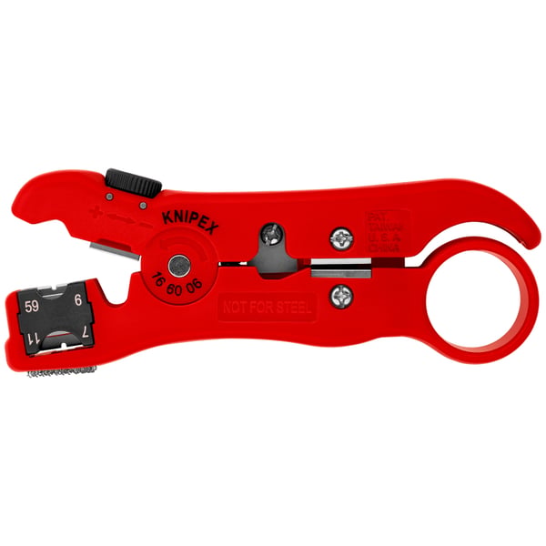 Miniatyrbillede 2 af 5: Knipex 16 60 06 SB kabelstripper Rød