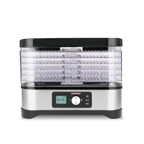 Miniatyrbild 1 av 16: Gastroback Design Natural Plus Svart, Rostfritt stål, Transparent 250 W