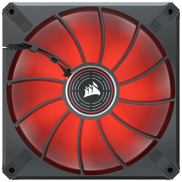 Corsair ML140 LED ELITE Tietokonekotelo Tuuletin 14 cm Musta 1 kpl