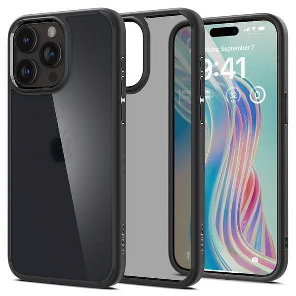 Pikkukuva 1 / 8: Spigen ACS06568 matkapuhelimen suojakotelo 17 cm (6.7") Suojus Musta, Läpinäkyvä