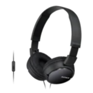 Sony MDR-ZX110AP Headset Kabel Huvudband Svart
