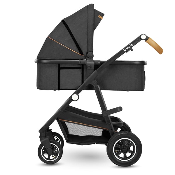 Miniatyrbild 12 av 14: Lionelo Amber Sittvagn för all terräng 1 sittplatser grafit, Grå