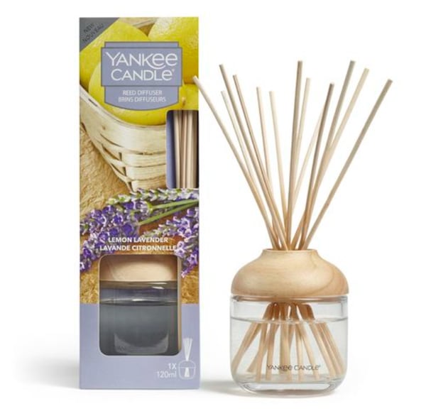 Yankee Candle Lemon Lavender doftspridare Doftflaska Transparent, Trä