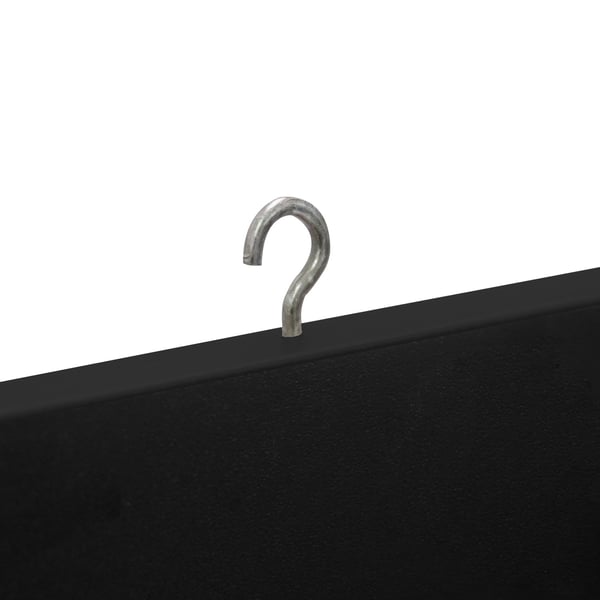 Miniatyrbillede 3 af 8: Europel 356213 kridttavle og tilbehør Sort MDF