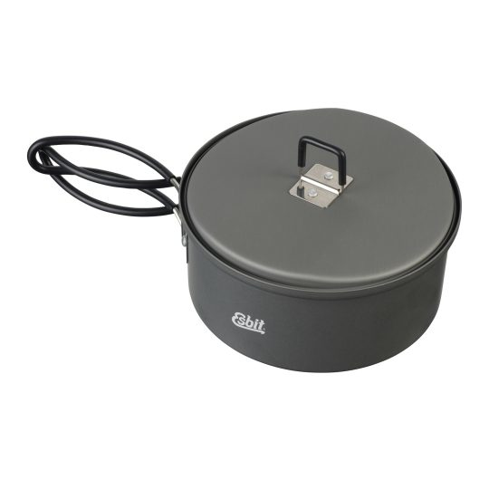 ESBIT PT1100HA camping køkkengrej Pot 1,1 L Aluminium, Sort