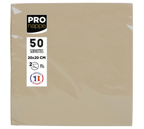 PRONAPPE SV622042I pappersnäsdukar papper Brun 50 styck