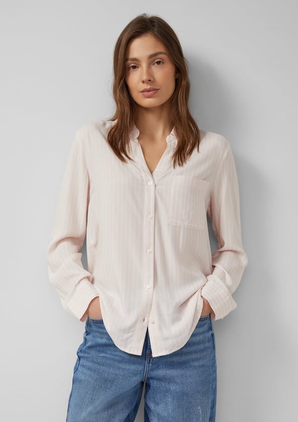 s.Oliver 2183648.41G0.42 skjorte & top Bluse Langærmet Viskose