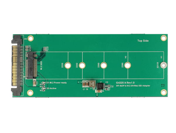Miniatyrbild 2 av 3: DeLOCK 62865 nätverkskort/adapters Intern M.2