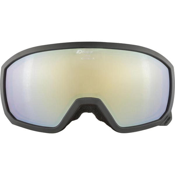 Miniatyrbillede 3 af 3: Alpina Scarabeo vinter sportsbrille Sort Børn Guld, Spejl Sfærisk linse