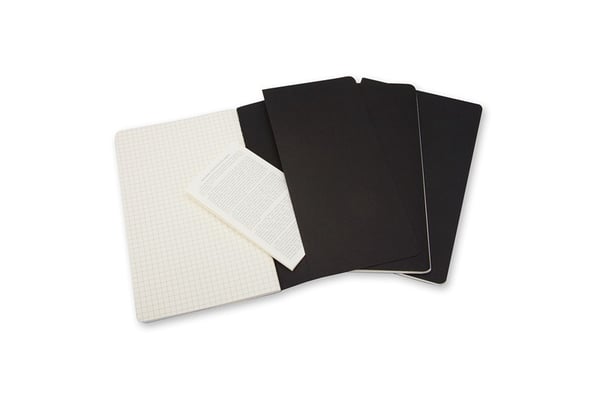 Moleskine Cahier blok og notesblok 64 ark Sort