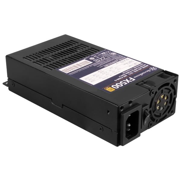 Silverstone FX500 strömförsörjningsenheter 500 W 20+4 pin ATX Flex ATX Svart