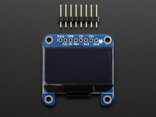 Adafruit 938 udviklingsboard - tilbehør Skærm Adafruit 938 udviklingsboard - tilbehør Skærm
