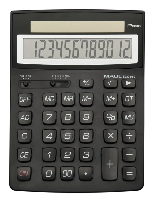 MAUL ECO 950 laskin Tasku Perus Musta