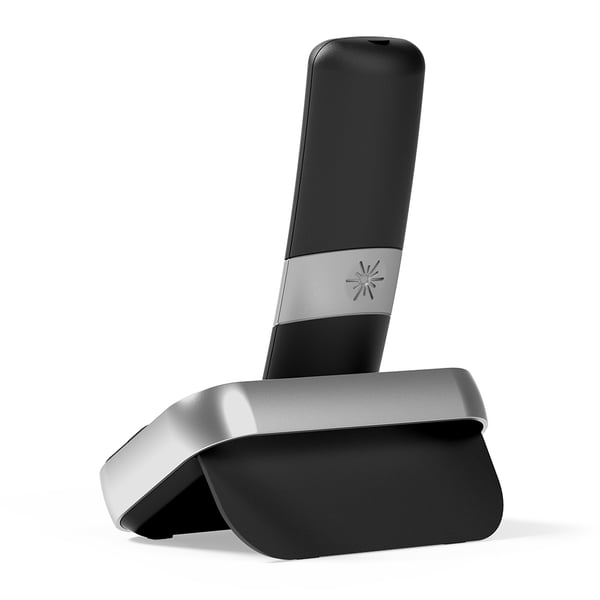 Alcatel F890 DECT-telefon Namn och uppringnings-ID Svart, Silver