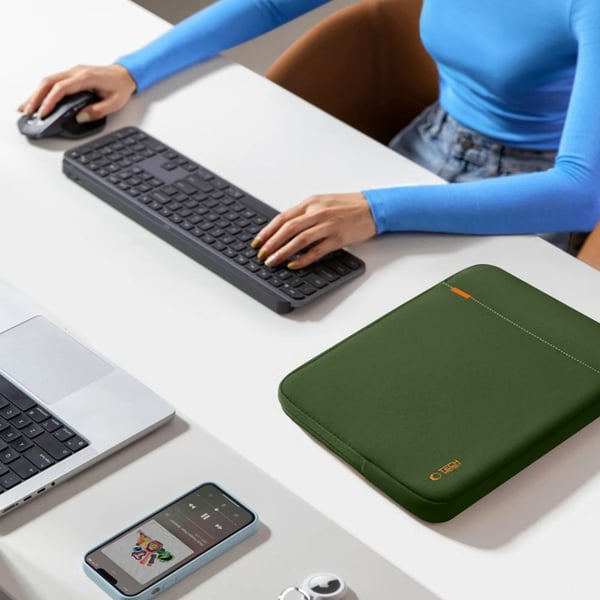 Miniatyrbild 12 av 12: TECH-PROTECT DEFENDER LAPTOP 13-14 ARMY GREEN