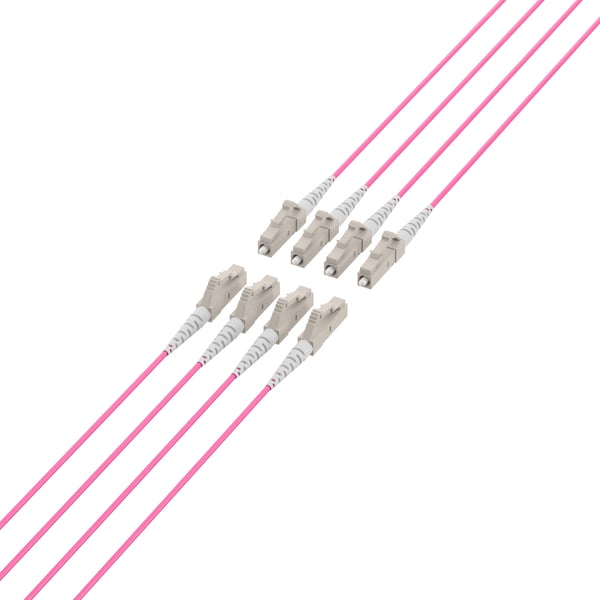 EFB Elektronik O8322S80OM4 InfiniBand og fiberoptisk kabel 80 m 8x LC U-DQ(ZN) BH Beige, Sort