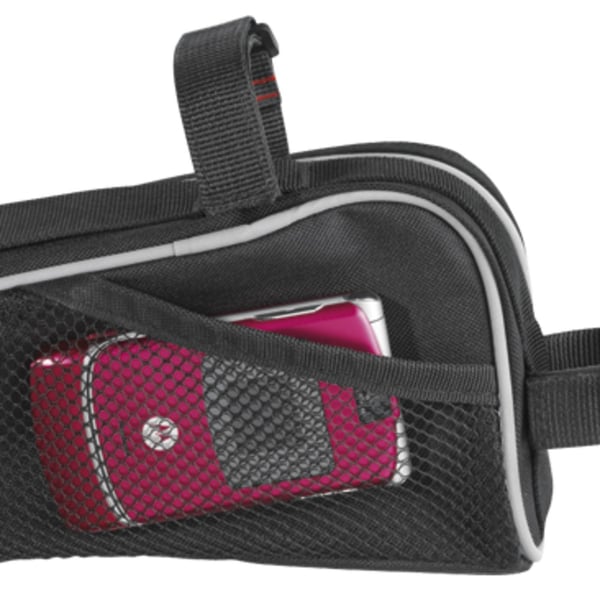 ABUS Basico ST 5200 Satula Polkupyörälaukku 1,2 L Velcro Musta