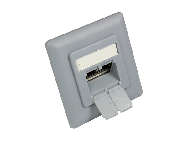 Alcasa GC-N0051SG stikkontakt RJ-45 Grå, Sølv Alcasa GC-N0051SG stikkontakt RJ-45 Grå, Sølv
