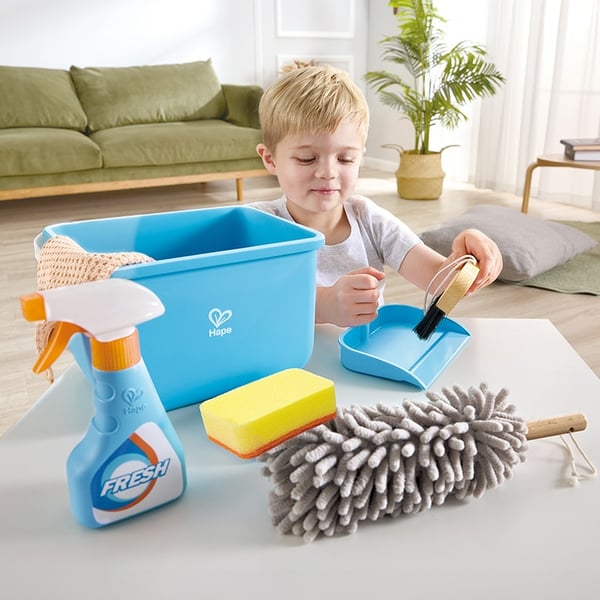 Miniatyrbild 6 av 9: Hape Clean Up Bucket Set