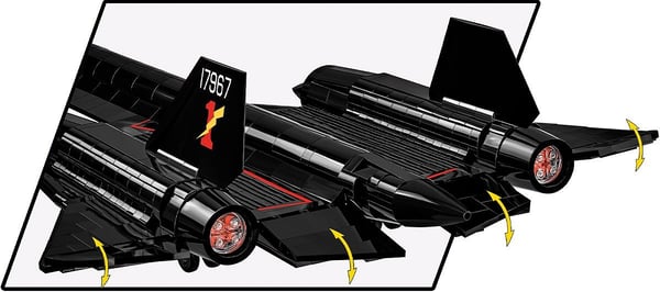 Miniatyrbild 6 av 13: COBI Lockheed SR-71 Blackbird