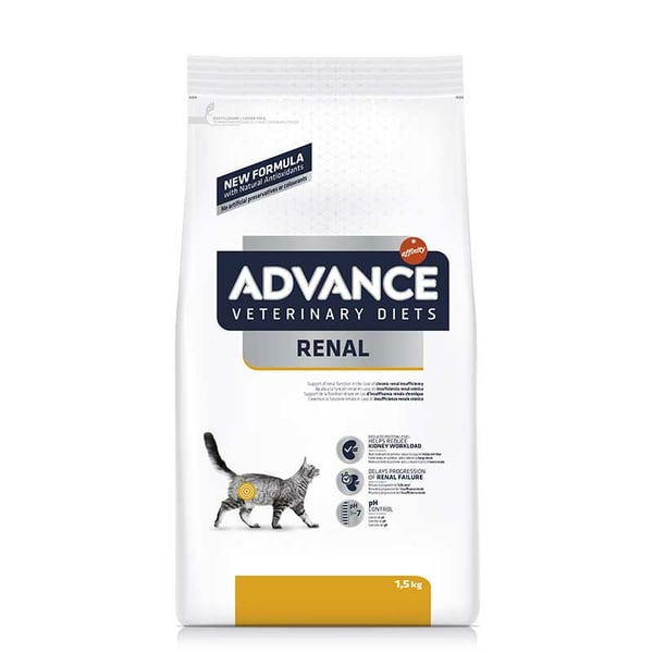 Advance Pet RENAL FAILURE tørfoder til kat 1,5 kg Voksen
