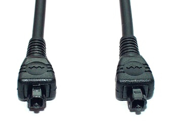 e+p LLK 115/3 InfiniBand och fiberoptisk kabel 3 m Toslink Svart