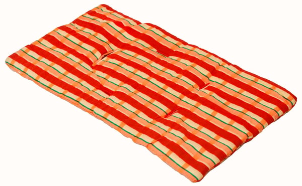 Miniatyrbild 1 av 6: AMAZONAS Sunny pläd 86 x 46 cm Bomull, Fiber, Flanell Grön, Orange, Röd, Gul