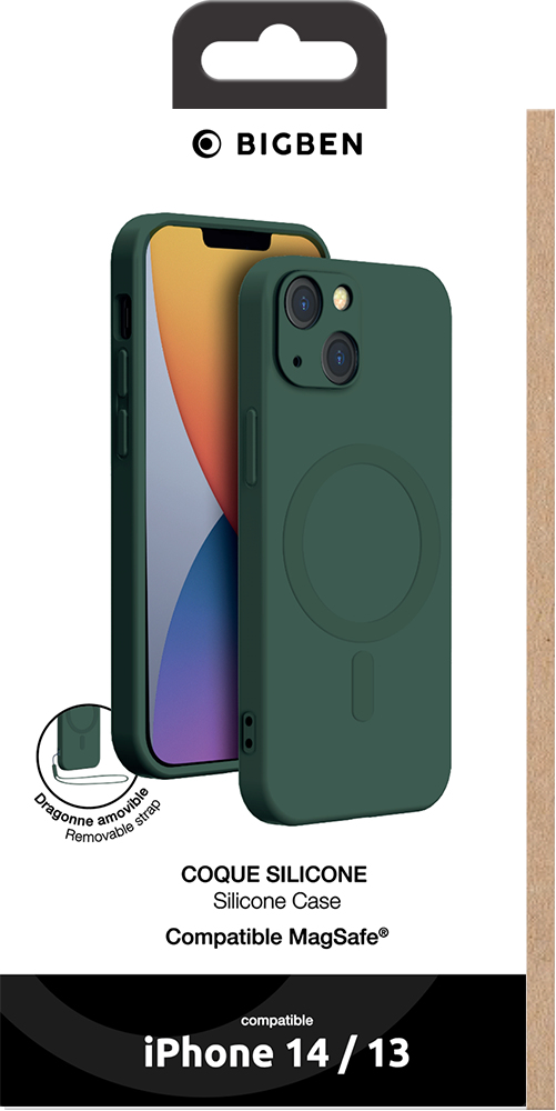 Bigben Connected COVMAGIP14GR mobiltelefon etui Grøn