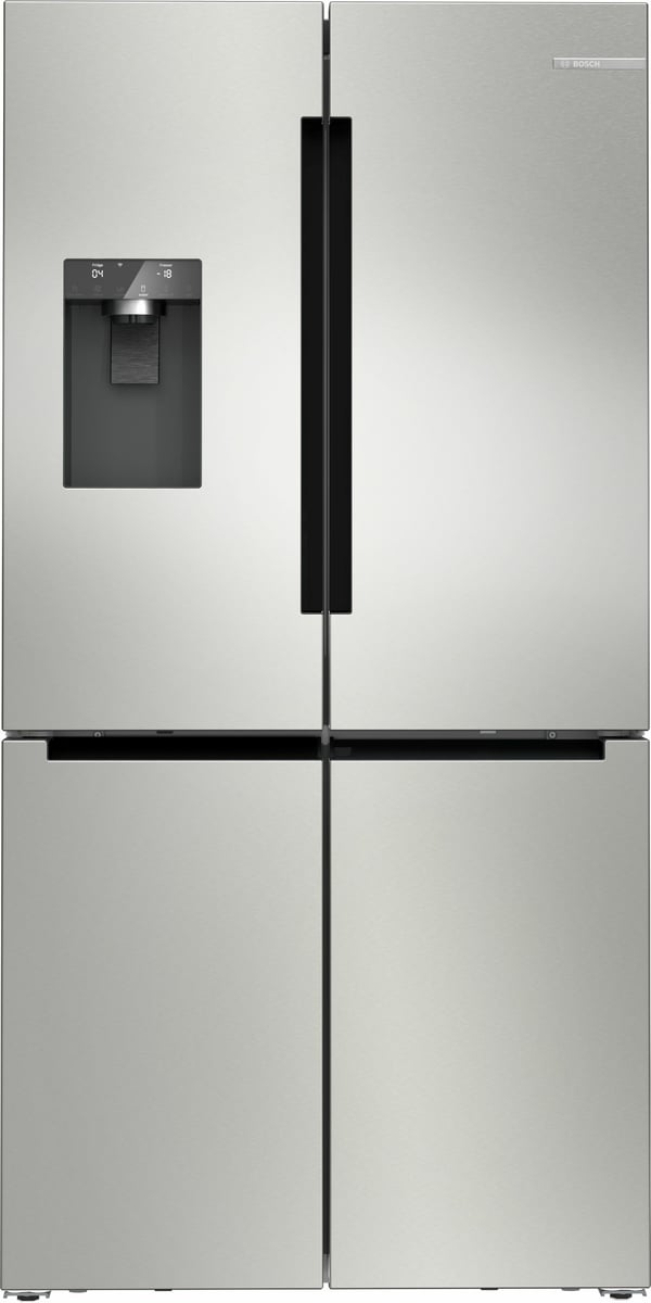 Miniatyrbillede 1 af 7: Bosch Serie 6 KFD96APEA side-by-side køle-fryseskab Fritstående 574 L Rustfrit stål