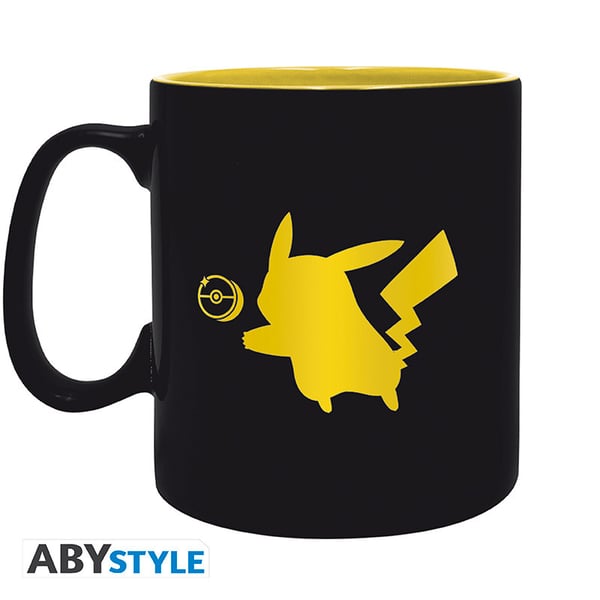 Miniatyrbillede 4 af 5: ABYstyle Pokémon kop Sort, Gul Universel 1 stk