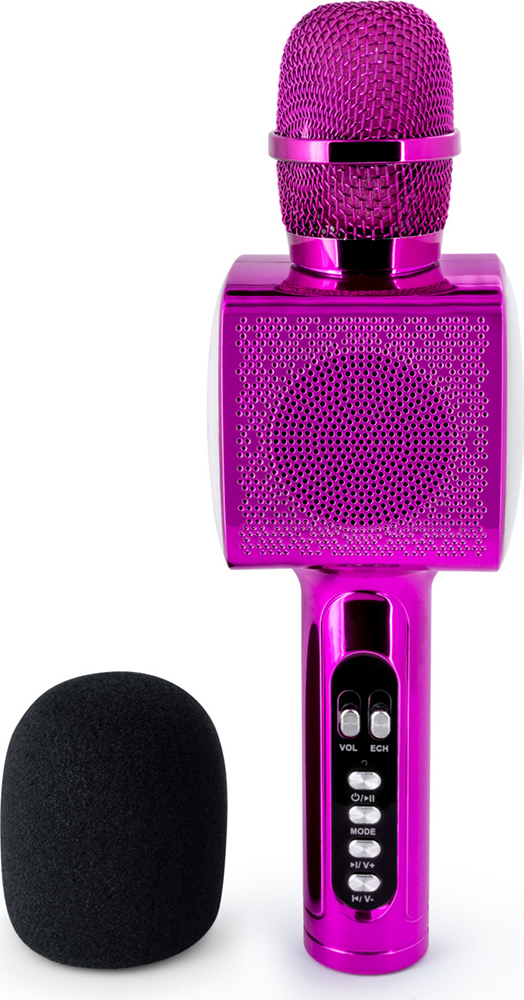 Miniatyrbillede 1 af 4: PARTY Light & Sound PARTYBTMIC2PK Bærbare højttalere og festhøjttalere Lyserød