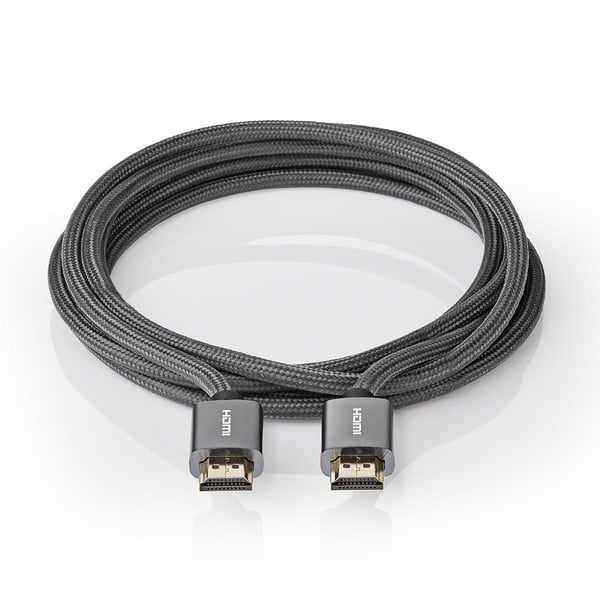 Pikkukuva 3 / 8: Nedis CVTB34000GY50 HDMI-kaapeli 5 m HDMI-tyyppi A (vakio) Harmaa