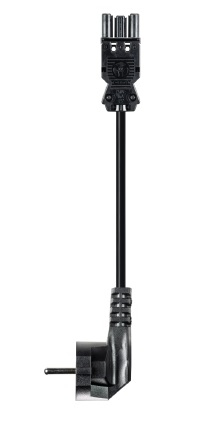 Wieland Electric 92.232.2007.1 el-ledning Sort 2 m GST18 CEE7/4