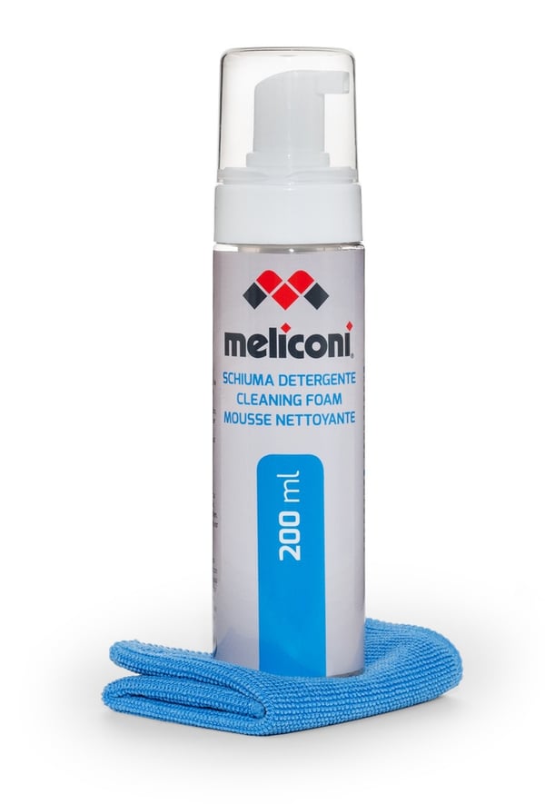 Miniatyrbillede 1 af 2: Meliconi C200 FOAM LCD/TFT/plasma Udstyrsrensning spray & tørklude 200 ml