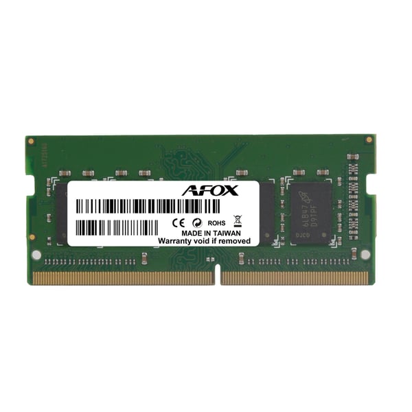 Miniatyrbillede 1 af 2: AFOX AFSD38BK1L hukommelsesmodul 8 GB 1 x 8 GB DDR3L 204-pin SO-DIMM