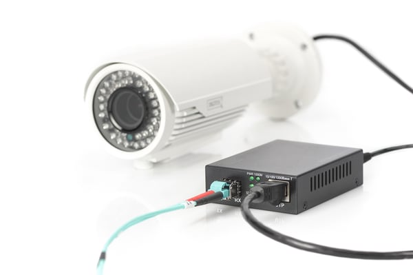 Miniatyrbillede 4 af 6: DIGITUS Gigabit PoE mediekonverter, RJ45 / SFP, PSE