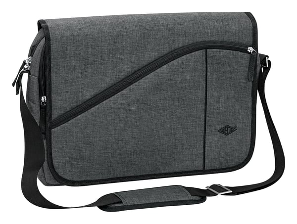 Miniatyrbillede 1 af 3: Wedo College Polyester Grå Dreng/Pige Messenger taske