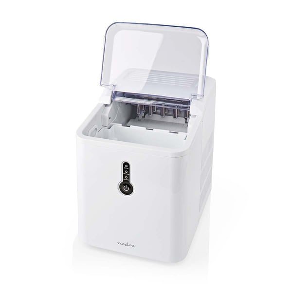 Miniatyrbillede 8 af 21: Nedis KAIC100FWT maskine til isklump Indbygget/fritstående isterningefremstiller 12 kg/24t 120 W Hvid