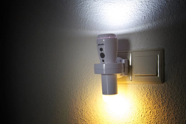 Alecto ATL-110 taskulamppu Musta, Valkoinen LED
