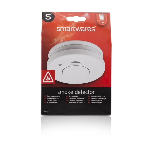 Miniatyrbillede 17 af 18: Smartwares 10.044.62 røgdetektor Fotoelektrisk refleksion detektor